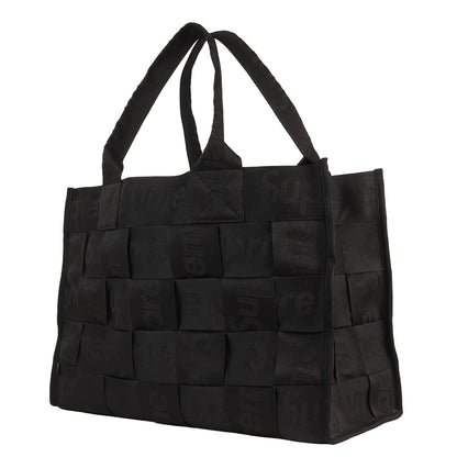 23SS ジャガードロゴ柄 ウーブン ラージ トートバッグ(Woven Large Tote Bag)