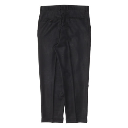 22AW ×DORMEUIL ラメストライプ プリーツ スラックスパンツ(PLEATED TROUSERS)