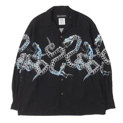 25AW スネーク ハワイアンシャツ / アロハシャツ(HAWAIIAN SHIRT L/S)