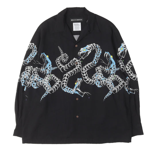 25AW スネーク ハワイアンシャツ / アロハシャツ(HAWAIIAN SHIRT L/S)