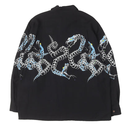 25AW スネーク ハワイアンシャツ / アロハシャツ(HAWAIIAN SHIRT L/S)