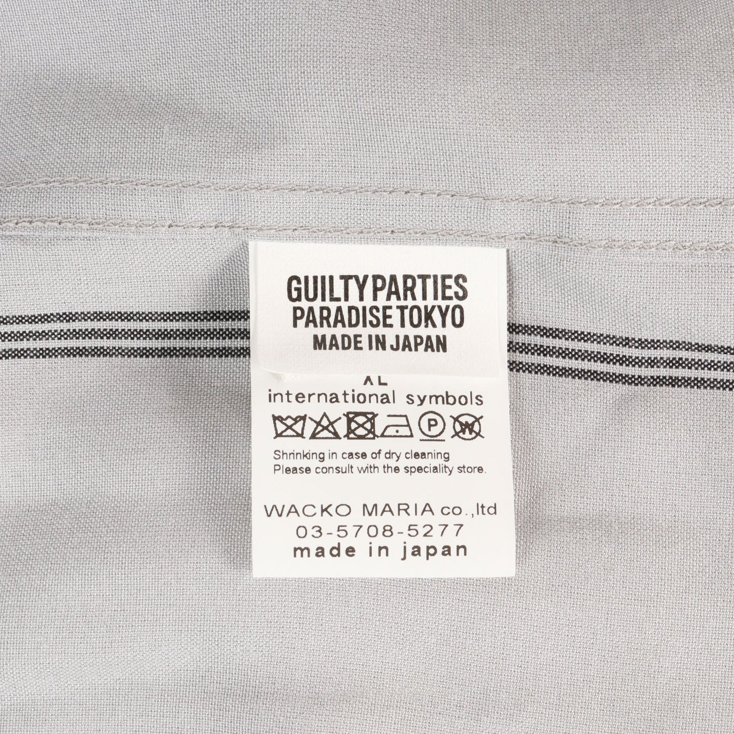 23AW ストライプ レーヨン オープンカラーシャツ(STRIPED OPEN COLLAR SHIRT L/S)