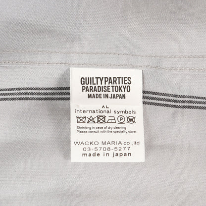 23AW ストライプ レーヨン オープンカラーシャツ(STRIPED OPEN COLLAR SHIRT L/S)