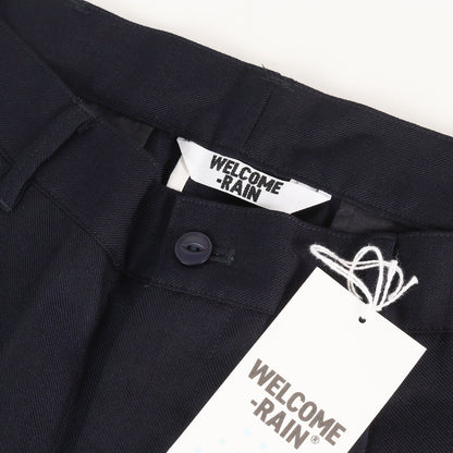 強撚ツイル 2タック トラウザーパンツ(TWILL SERGE 2 TUCK TROUSER)