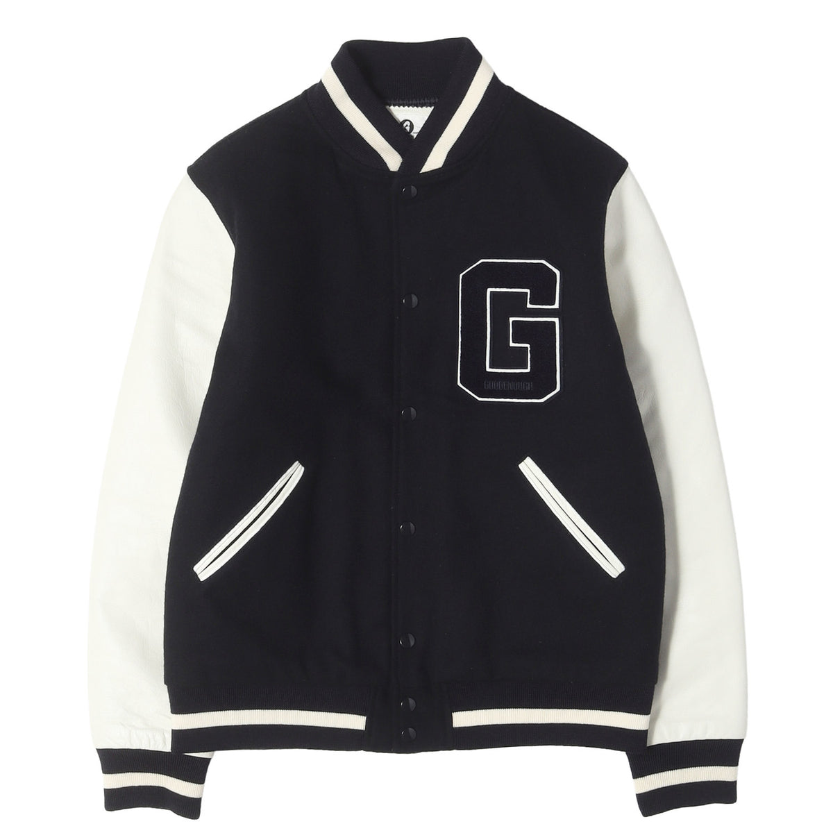 1st 復刻 Gワッペン 袖レザー メルトン スタジャン(VARSITY JK)
