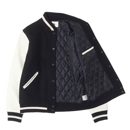 1st 復刻 Gワッペン 袖レザー メルトン スタジャン(VARSITY JK)
