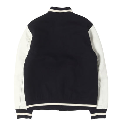 1st 復刻 Gワッペン 袖レザー メルトン スタジャン(VARSITY JK)