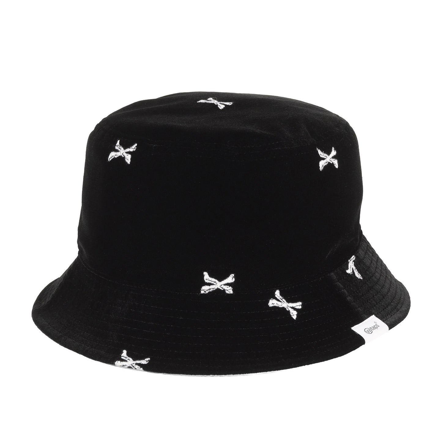 23AW クロスボーン柄 ベルベット リバーシブル バケットハット(BUCKET 04 / HAT / POLY. VVT. TEXTILE)