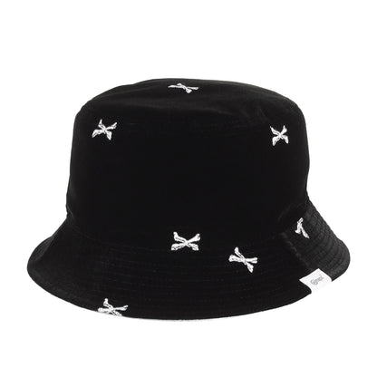 23AW クロスボーン柄 ベルベット リバーシブル バケットハット(BUCKET 04 / HAT / POLY. VVT. TEXTILE)
