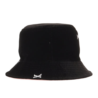 23AW クロスボーン柄 ベルベット リバーシブル バケットハット(BUCKET 04 / HAT / POLY. VVT. TEXTILE)