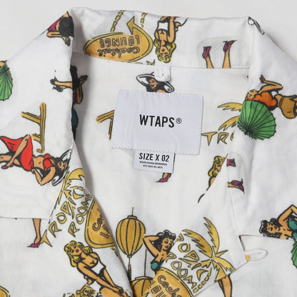 20SS 総柄グラフィック オープンカラー 半袖シャツ(SLY SS SHIRT / COTTON. SATIN. TEXTILE)