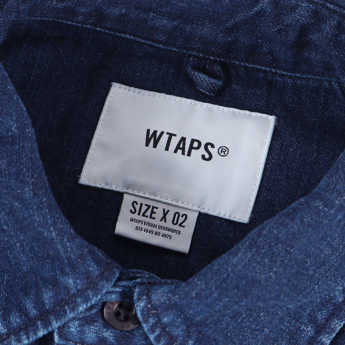 21AW ウォッシュ加工 オーバーサイズ デニムシャツ(LP / LS / COTTON. DENIM)