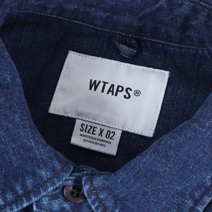 21AW ウォッシュ加工 オーバーサイズ デニムシャツ(LP / LS / COTTON. DENIM)