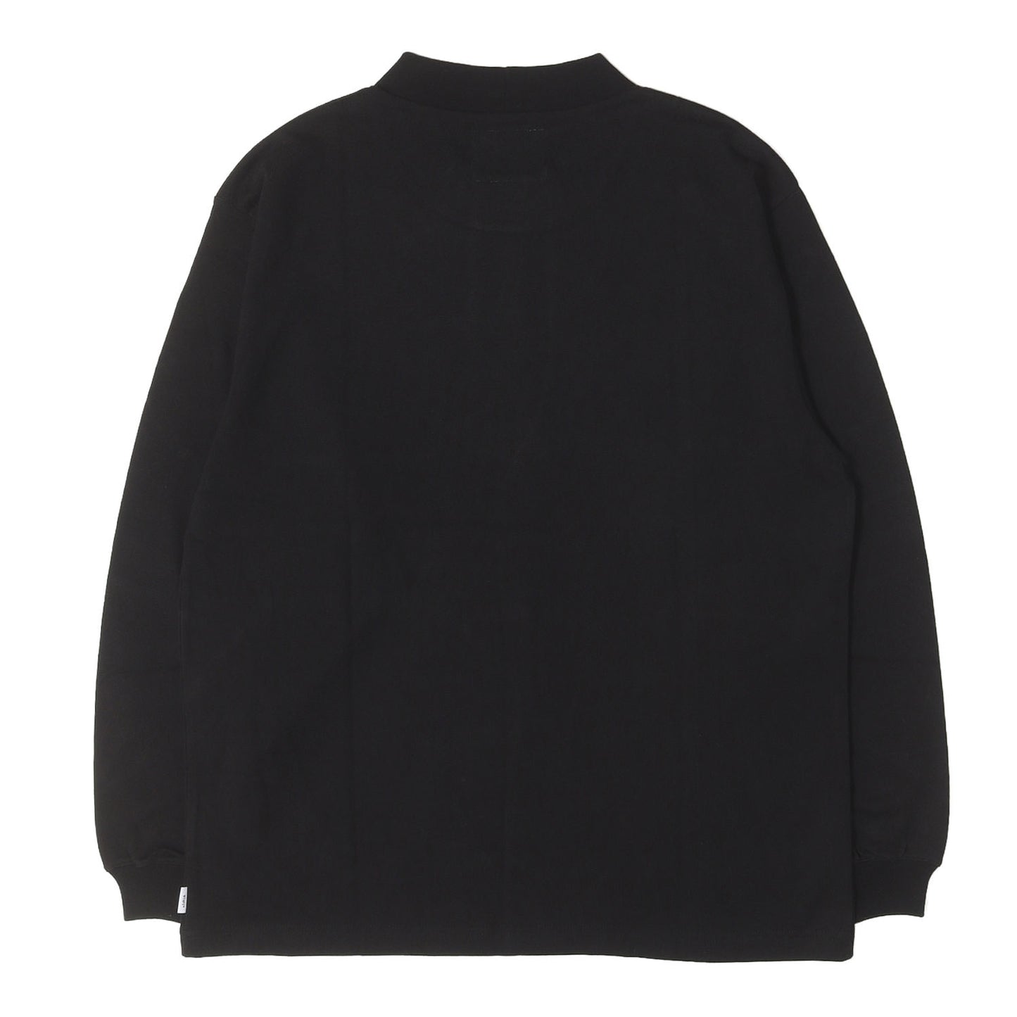 20AW 襟ロゴ モックネック ロングスリーブ ヘビー Tシャツ(INDUSTRY / MOCK NECK / COTTON)
