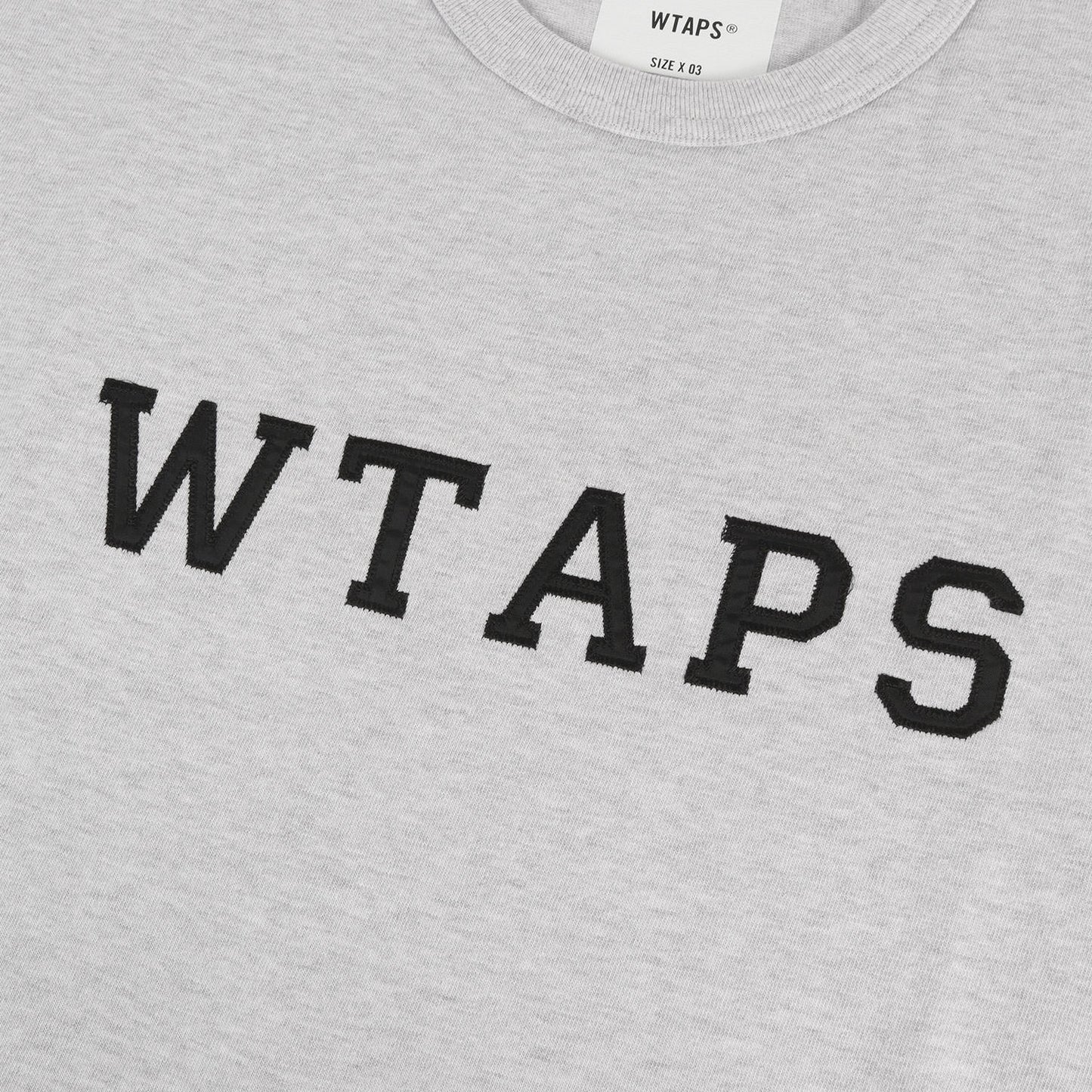 24SS アップリケロゴ Tシャツ(ACADEMY / SS / COTTON. COLLEGE)