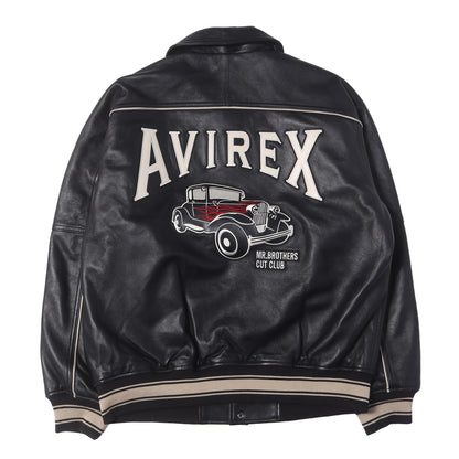 25AW ×MR.BROTHERS CUT CLUB シープスキンレザー バーシティジャケット / スタジャン (VARSITY LEATHER JACKET)