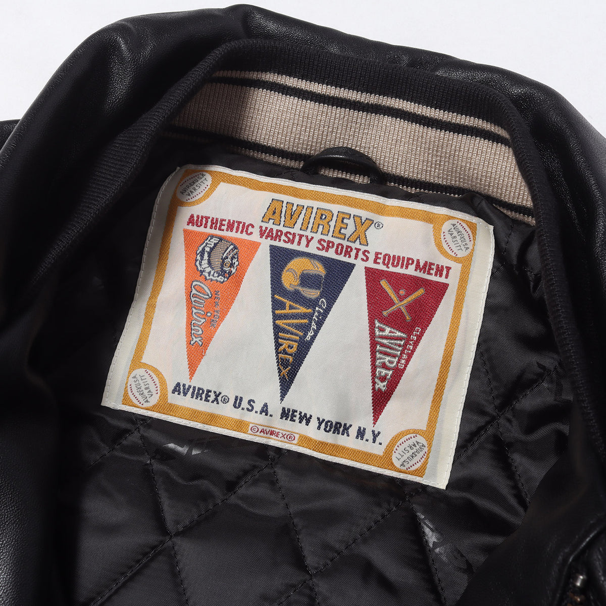 25AW ×MR.BROTHERS CUT CLUB シープスキンレザー バーシティジャケット / スタジャン (VARSITY LEATHER JACKET)