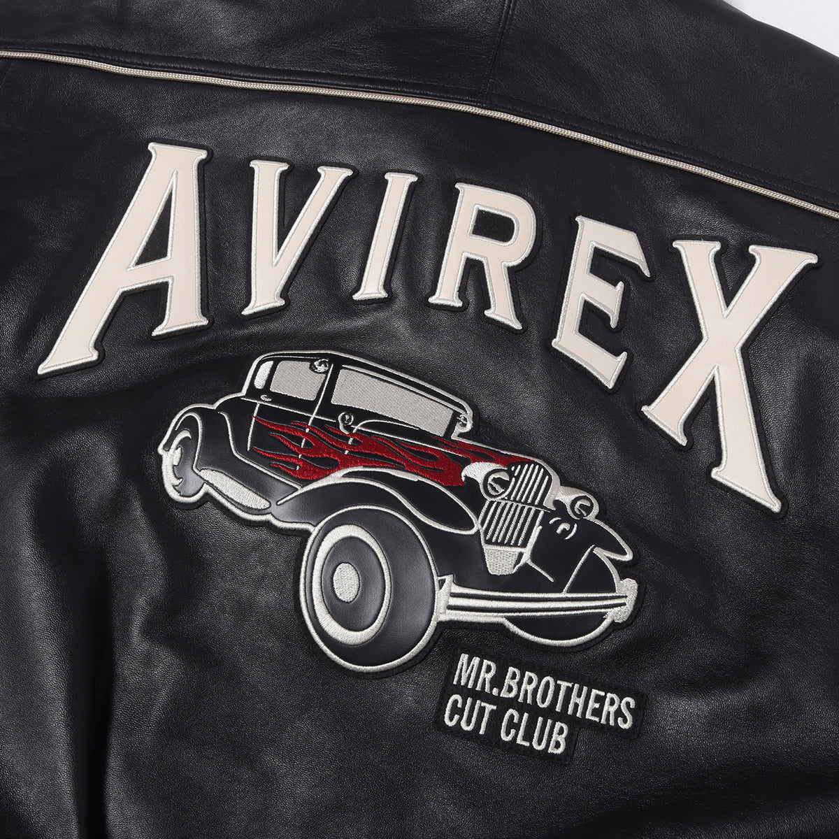 25AW ×MR.BROTHERS CUT CLUB シープスキンレザー バーシティジャケット / スタジャン (VARSITY LEATHER JACKET)