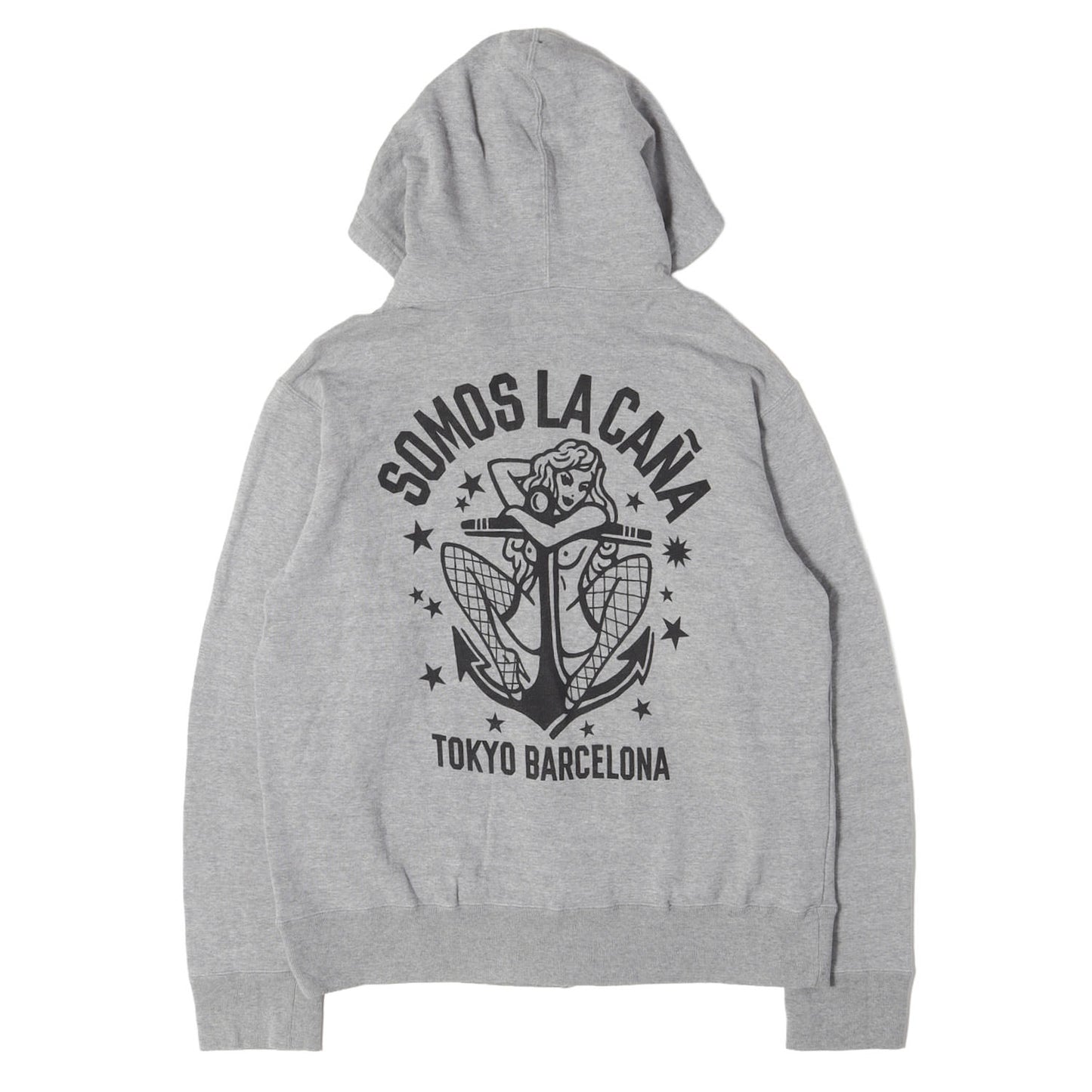 ×BUENA VISTA ロゴプリント ジップ スウェットパーカー(ZIP UP HOODED PARKA)