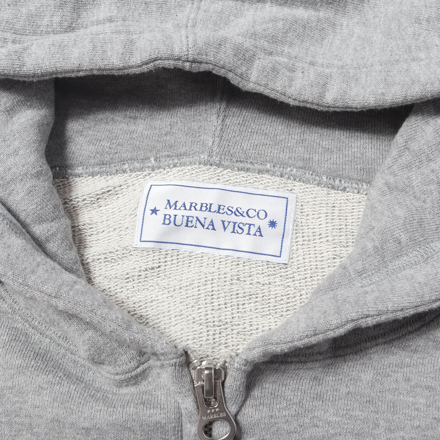 ×BUENA VISTA ロゴプリント ジップ スウェットパーカー(ZIP UP HOODED PARKA)