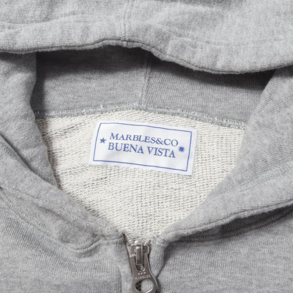 ×BUENA VISTA ロゴプリント ジップ スウェットパーカー(ZIP UP HOODED PARKA)