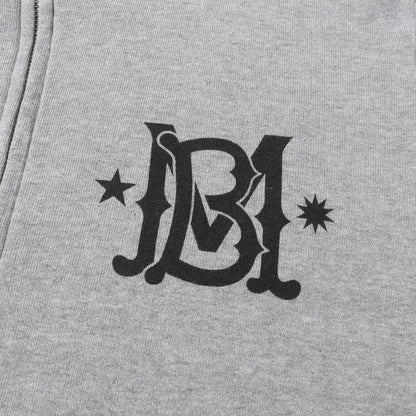 ×BUENA VISTA ロゴプリント ジップ スウェットパーカー(ZIP UP HOODED PARKA)