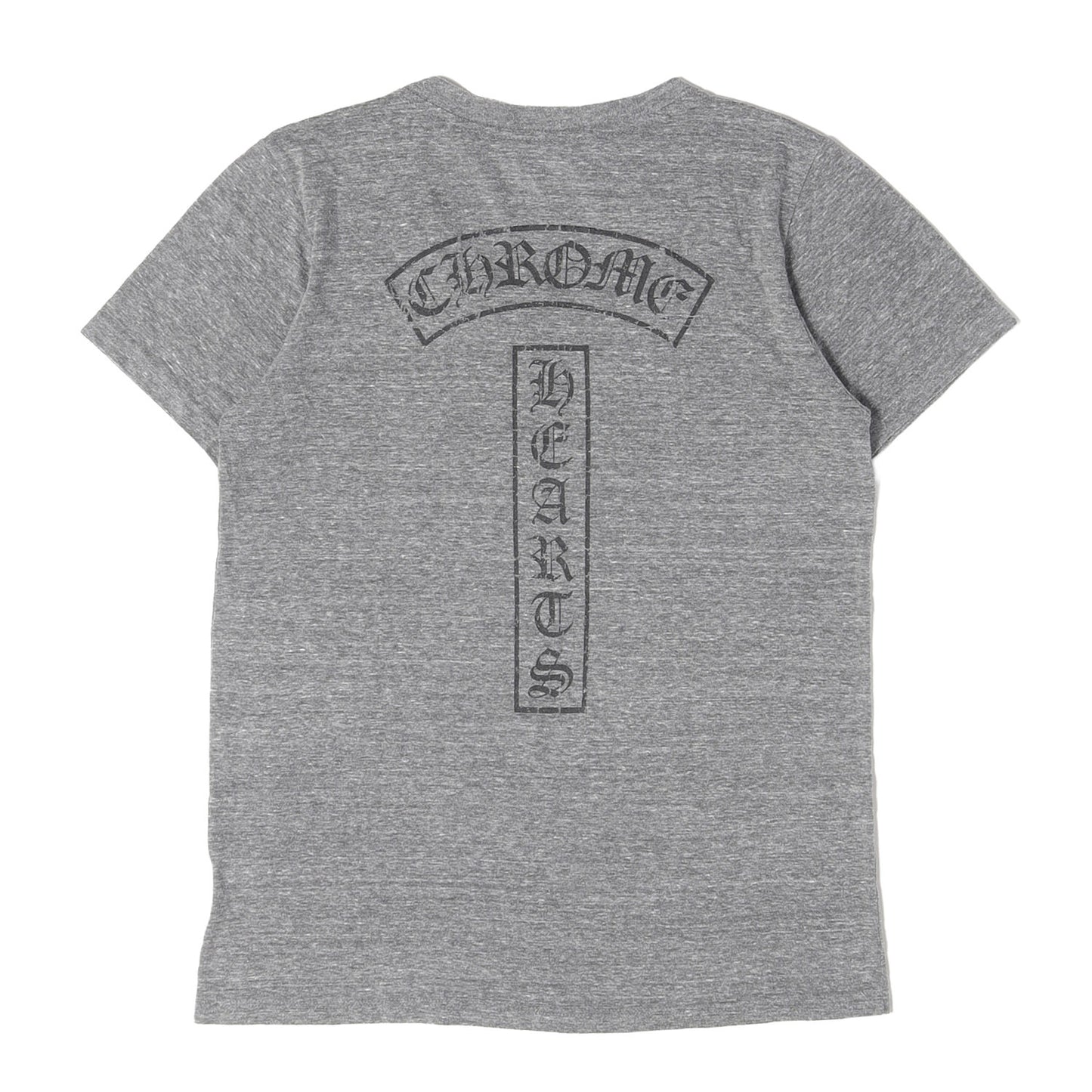 00s 5ポイントスター&ブランドロゴ Vネック Tシャツ