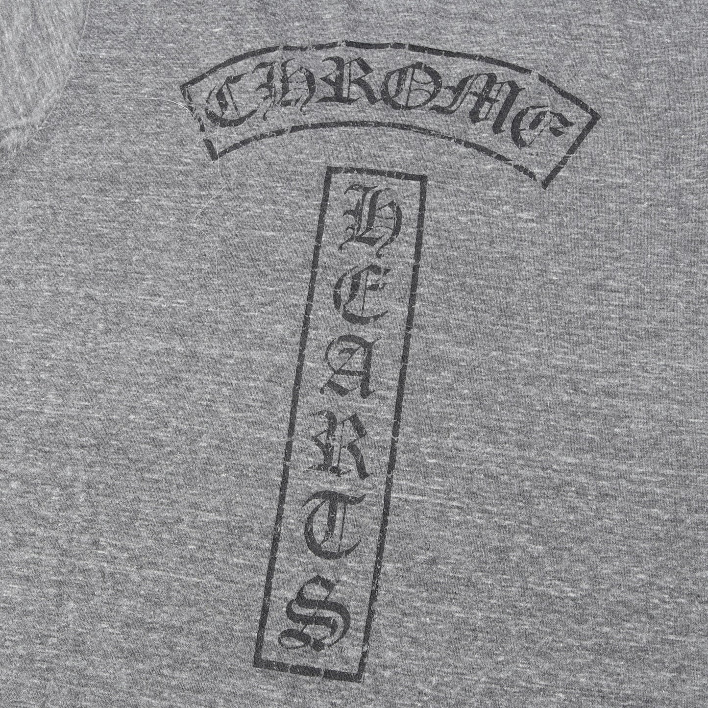 00s 5ポイントスター&ブランドロゴ Vネック Tシャツ