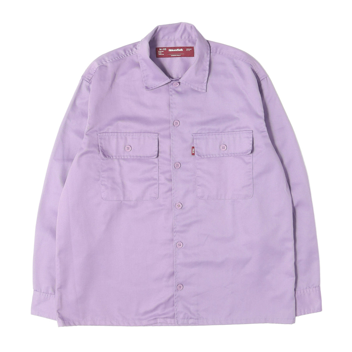 24AW バックロゴ T/Cツイル ワークシャツ(Work L/S Shirt)