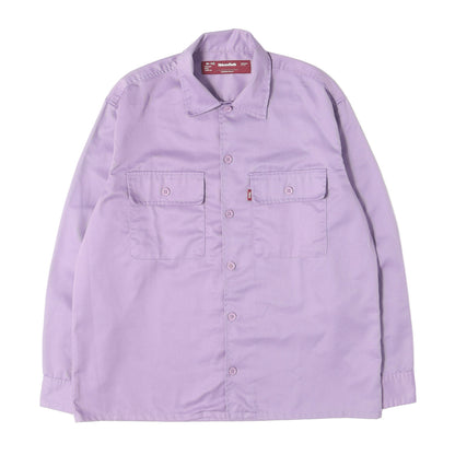24AW バックロゴ T/Cツイル ワークシャツ(Work L/S Shirt)