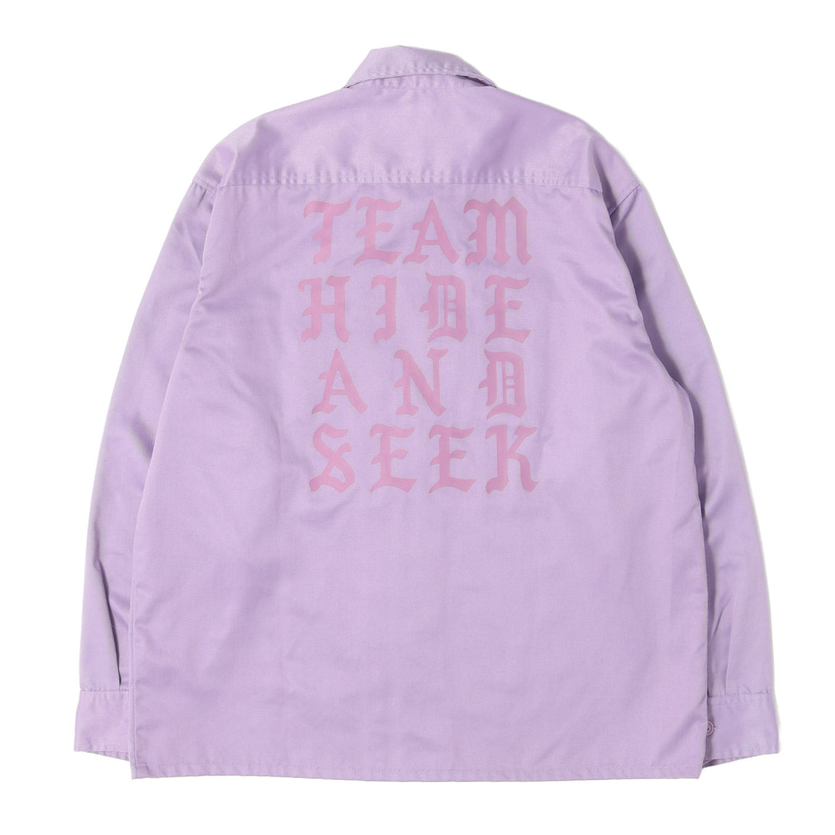24AW バックロゴ T/Cツイル ワークシャツ(Work L/S Shirt)