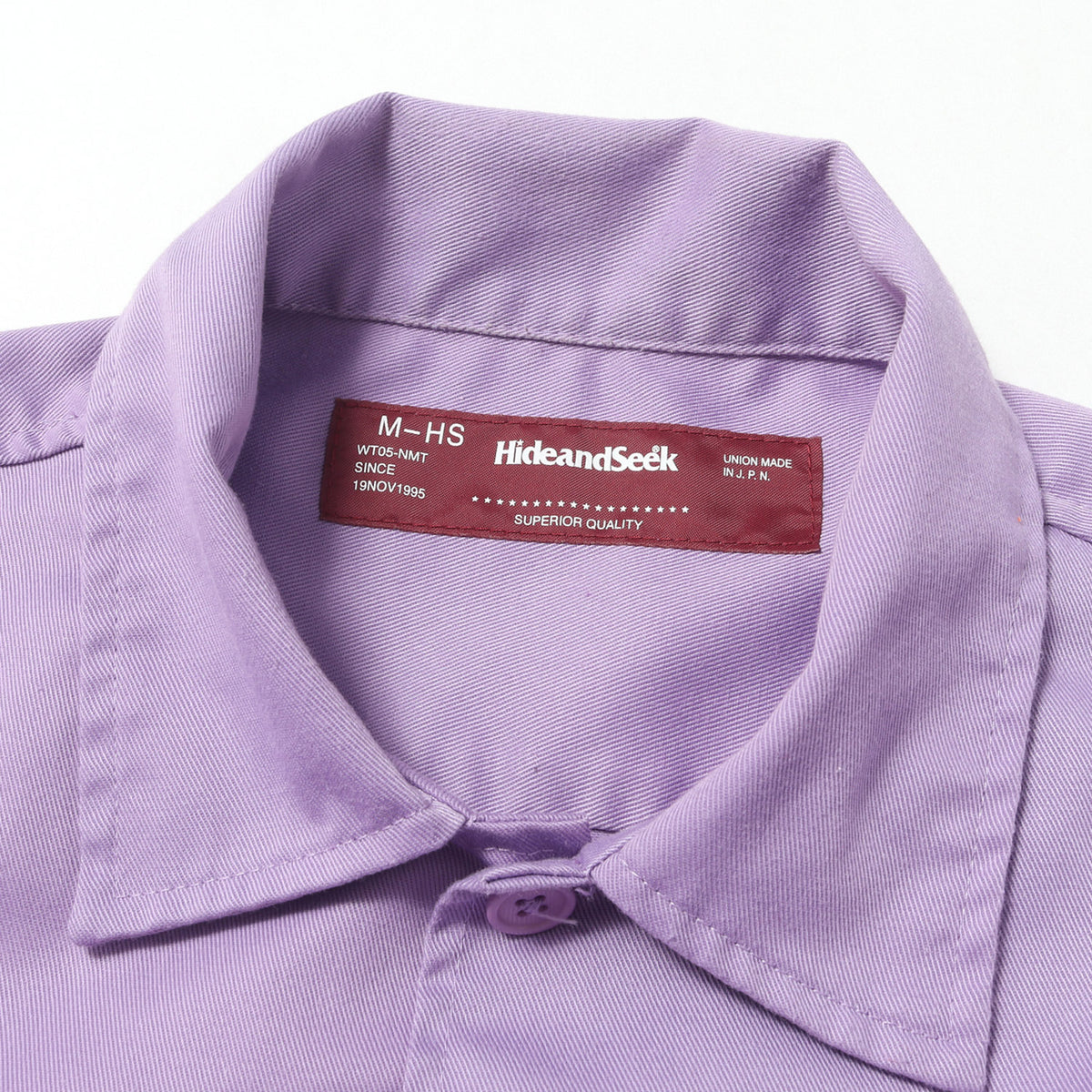 24AW バックロゴ T/Cツイル ワークシャツ(Work L/S Shirt)