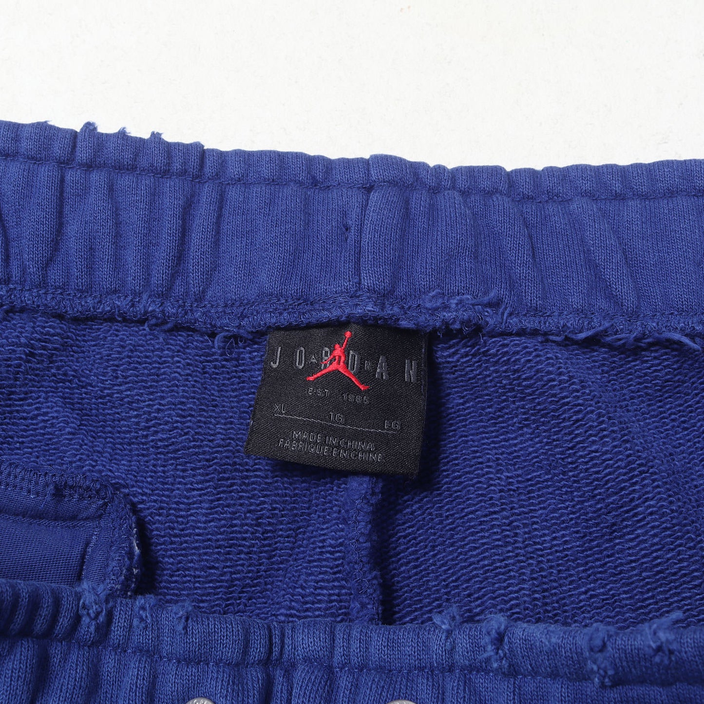 25SS JORDAN ダメージ加工 スウェット ショーツ(M J AIR JDN RAIR FLC SHORT)