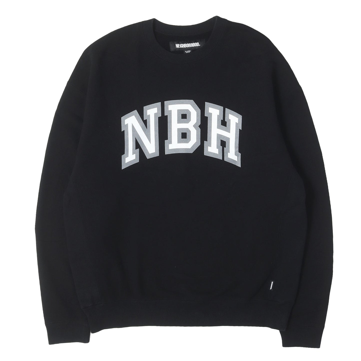 22AW NBHロゴ リバースウィーブ スウェット(COLLEGE-S CREWNECK LS. CO)