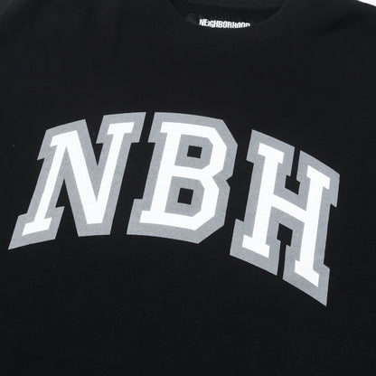 22AW NBHロゴ リバースウィーブ スウェット(COLLEGE-S CREWNECK LS. CO)