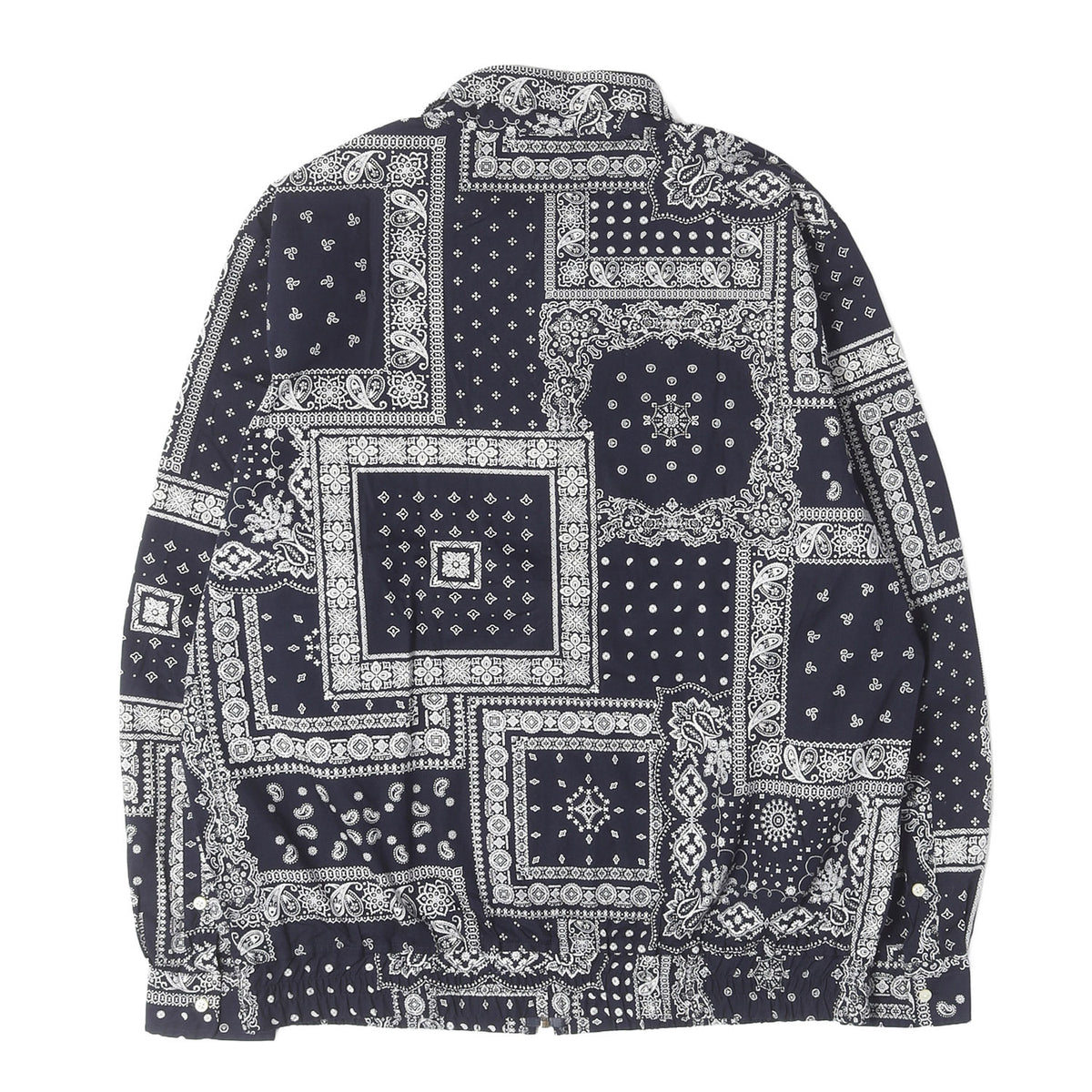 23SS バンダナ柄 ジップアップ シャツジャケット(PAISLEY ZIP UP SHIRT JACKET)
