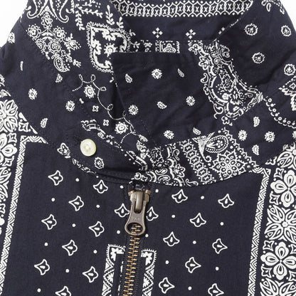 23SS バンダナ柄 ジップアップ シャツジャケット(PAISLEY ZIP UP SHIRT JACKET)