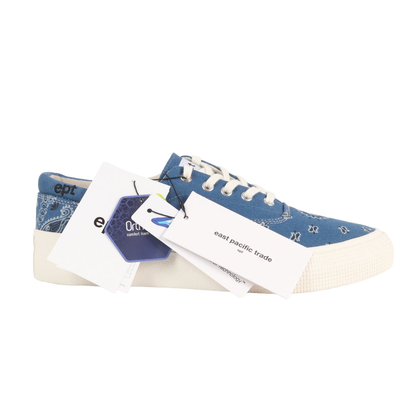 24AW ×east pacific trade / ept バンダナ柄 キャンバス スニーカー(BANDANA SNEAKERS / DECK CANVAS)