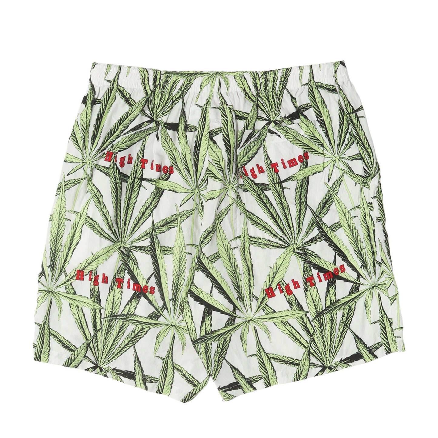 24SS ×HIGHTIMES マリファナ柄 ハワイアンショーツ / アロハショーツ(HAWAIIAN SHORTS)