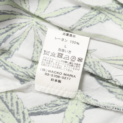 24SS ×HIGHTIMES マリファナ柄 ハワイアンショーツ / アロハショーツ(HAWAIIAN SHORTS)
