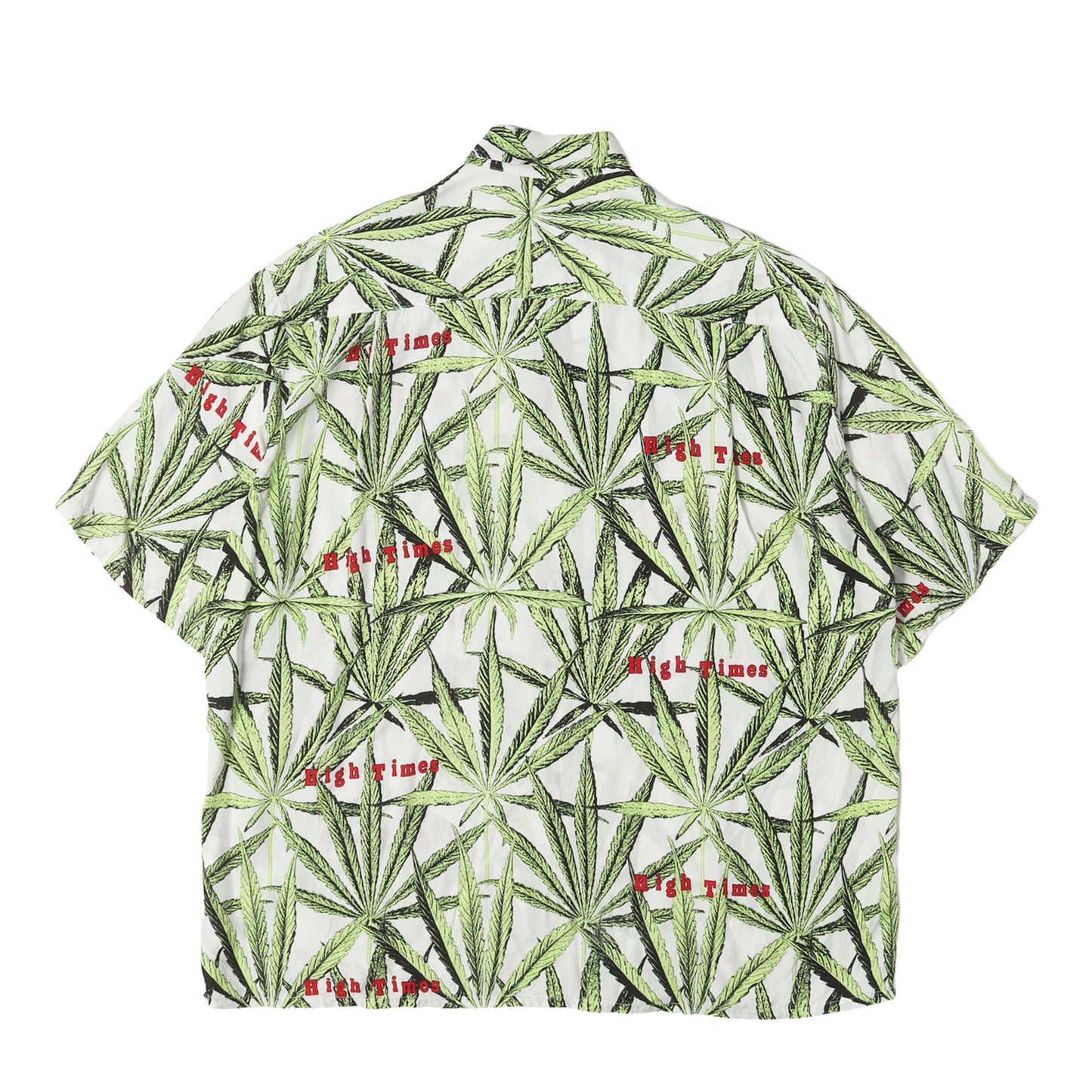 24SS ×HIGHTIMES マリファナ柄 ハワイアンシャツ / アロハシャツ(S/S HAWAIIAN SHIRT)