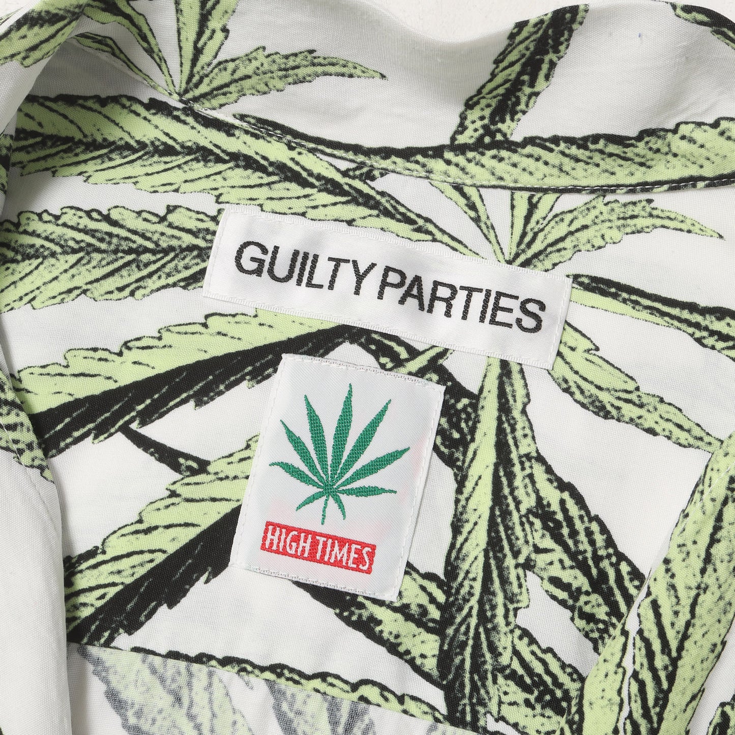 24SS ×HIGHTIMES マリファナ柄 ハワイアンシャツ / アロハシャツ(S/S HAWAIIAN SHIRT)