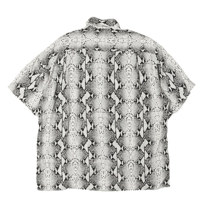 23SS パイソン柄 レーヨン ハワイアンシャツ / アロハシャツ(HAWAIIAN SHIRT S/S)
