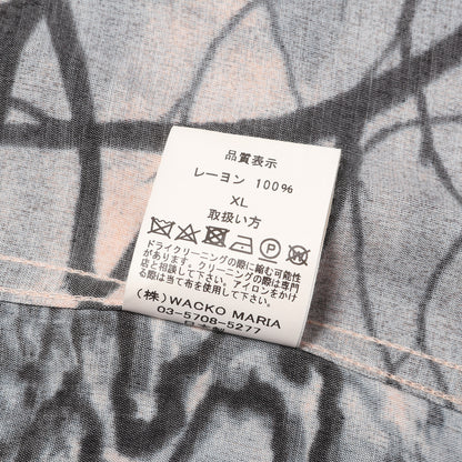 23SS パイソン柄 レーヨン ハワイアンシャツ / アロハシャツ(HAWAIIAN SHIRT S/S)