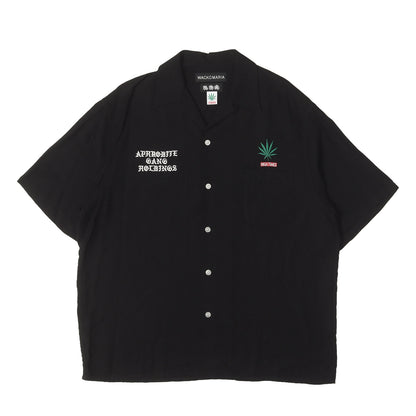 24SS ×舐達麻 ×HIGH TIMES オープンカラー 半袖シャツ(50S OPEN COLLAR SHIRT)