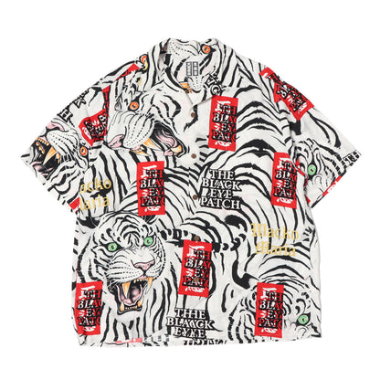 22AW ×BlackEyePatch ×TIM LEHI タイガー柄 ハワイアンシャツ / アロハシャツ(HAWAIIAN SHIRT)