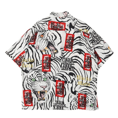 22AW ×BlackEyePatch ×TIM LEHI タイガー柄 ハワイアンシャツ / アロハシャツ(HAWAIIAN SHIRT)