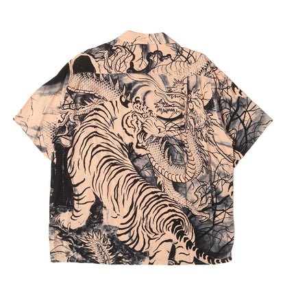 22SS ×TIM LEHI タイガー&ドラゴン レーヨン ハワイアンシャツ / アロハシャツ(S/S HAWAIIAN SHIRT)
