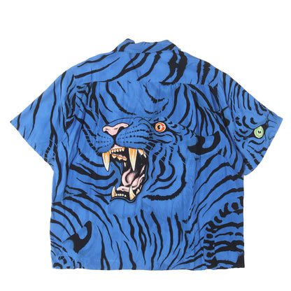22AW ×TIM LEHI タイガー 虎柄レーヨン ハワイアンシャツ / アロハシャツ(S/S HAWAIIAN SHIRT)