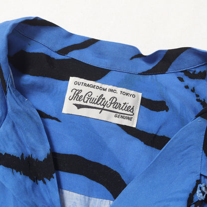 22AW ×TIM LEHI タイガー 虎柄レーヨン ハワイアンシャツ / アロハシャツ(S/S HAWAIIAN SHIRT)